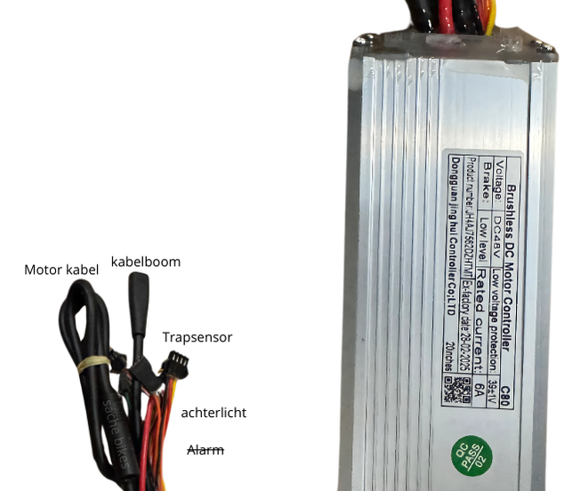 dealer - Controller C80 - rode motorkabel