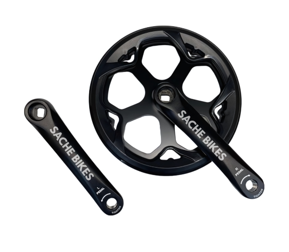 CRANKSET - SACHE BIKES - DEALER GESCHIKT VOOR MET OF ZONDER KETTINGKAST
