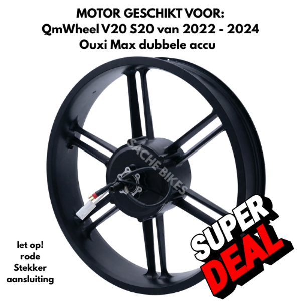 V20 of V8 dubbele accu Rode stekker motor