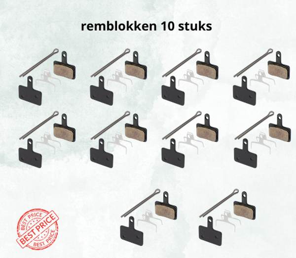 10x remblokken actie - dealer - mech