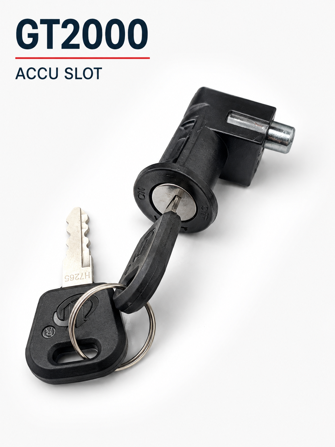 GT2000 Contactslot / Accuslot met 2 Sleutels – Compleet