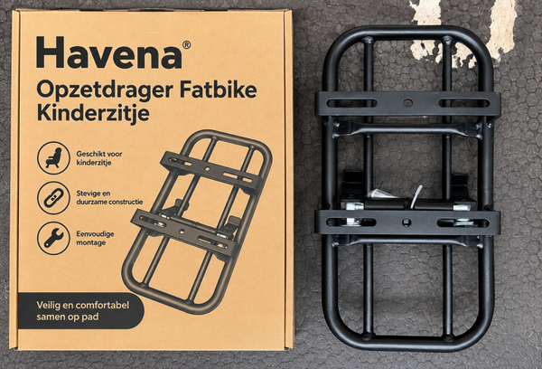 Kinderzitje Opzetdrager Fatbike