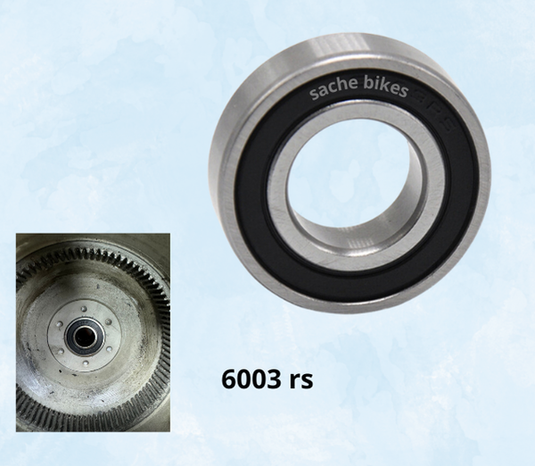 DEALER -6003 RS Lager 17*35*10 Mm 6003 Rs Fiets Hub Voor Achter Hubs Wiel 17X35X10Mm 6003 2RS Ballen Lager6003 Rs Ddu Lagers Diepe Groef Kogellagers