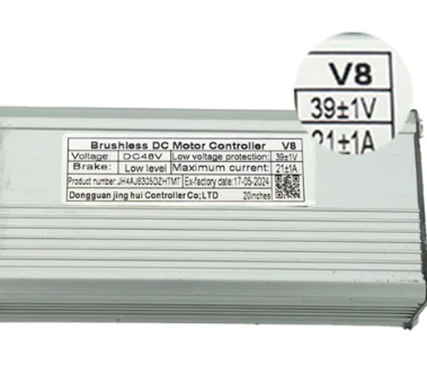CONTROLLER OUXI V8 2023- 2025 zwarte motorkabel - DEALER