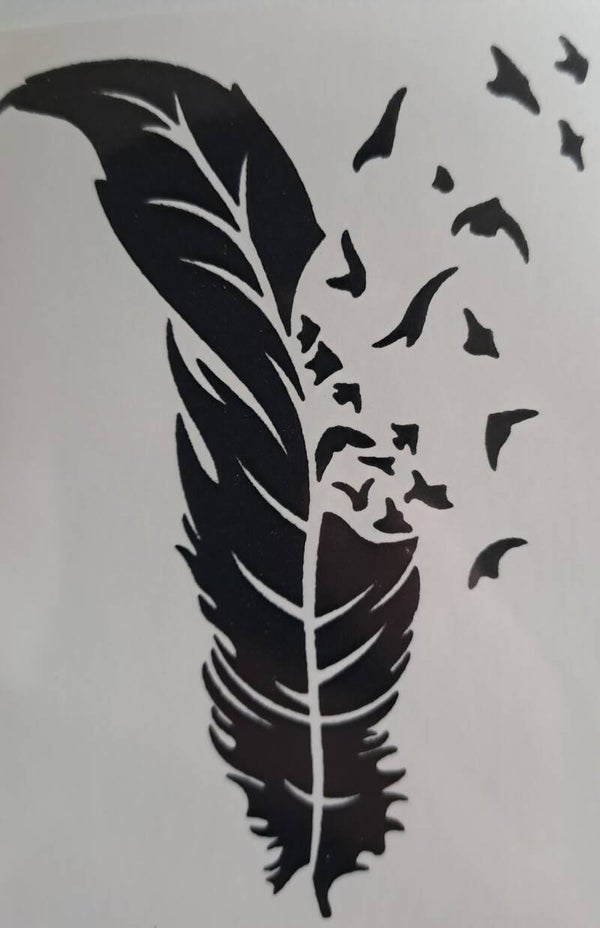 Tattoo veer met vlinders