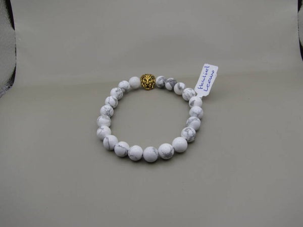 Armband Howliet met leeuwcluster