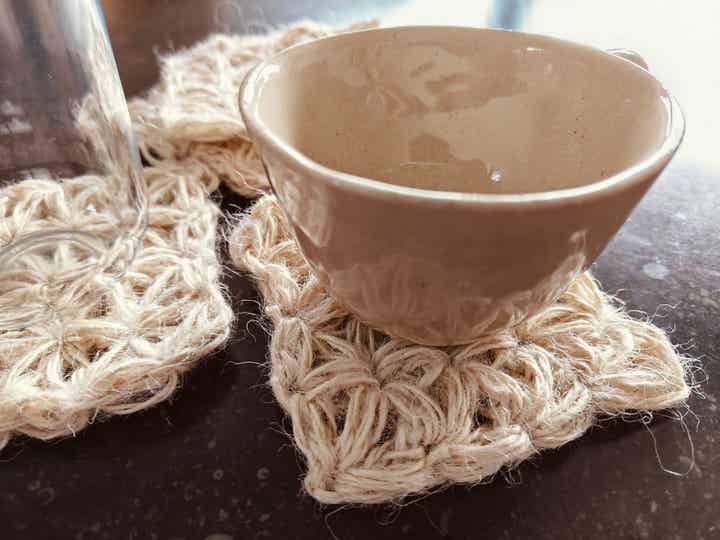 Onderzetter jute - set van 4