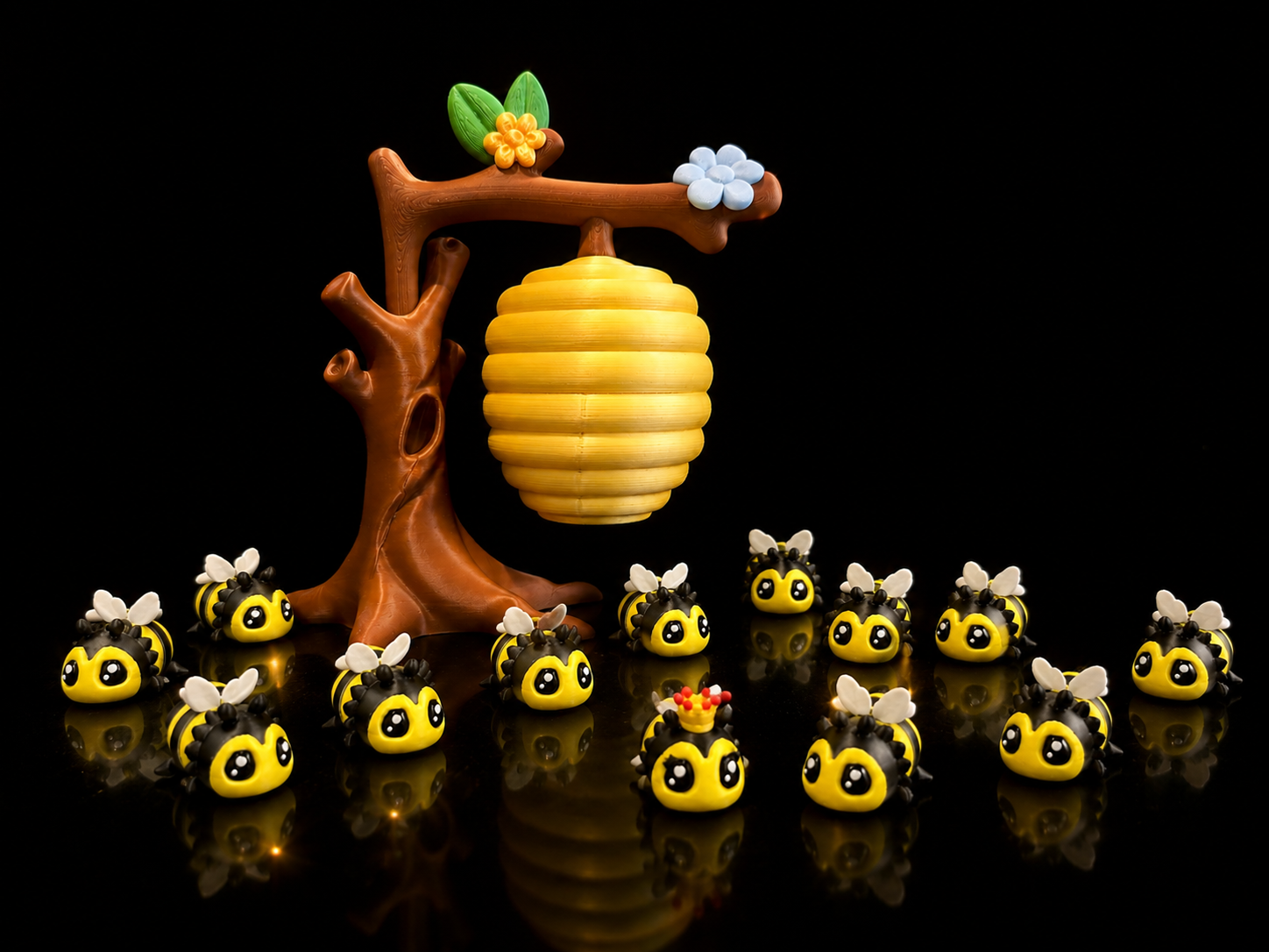 Magnetischer Bienenstock - Golden Hive Collection