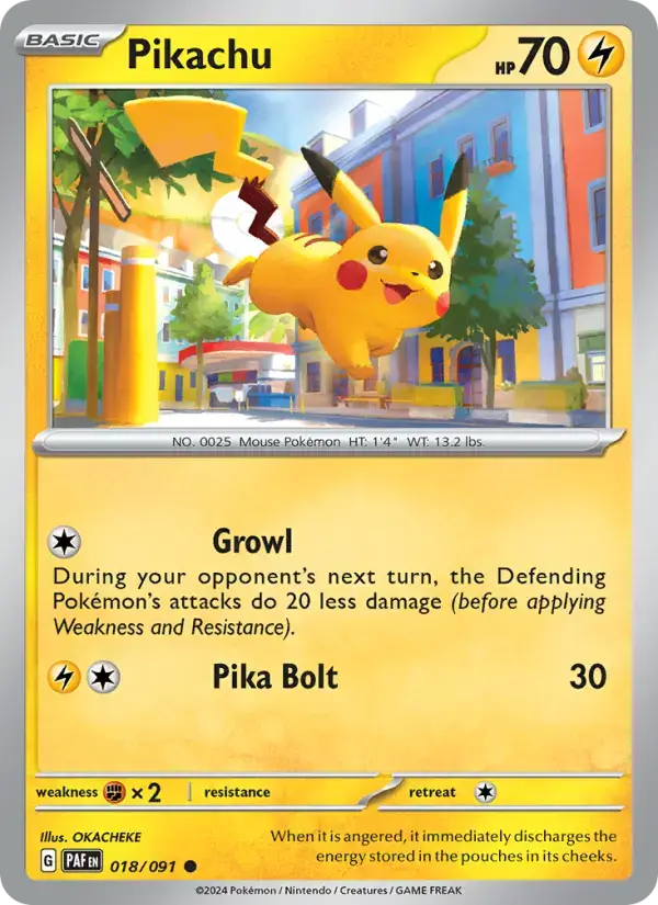 Pikachu PAF #018