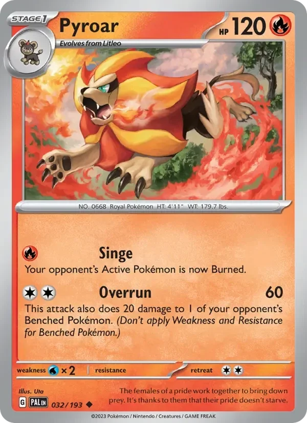 Pyroar PAL #032