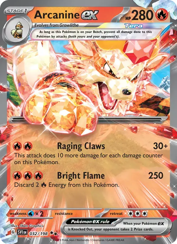 Arcanine ex SVI #032
