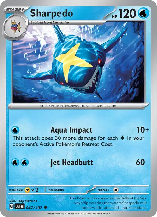 Sharpedo OBF #047