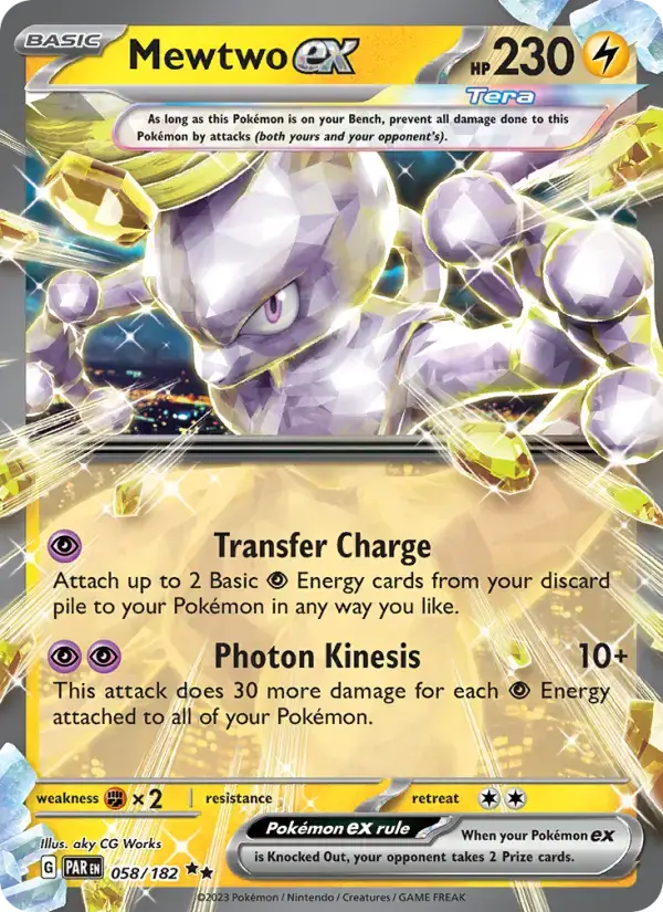 Mewtwo ex PAR #058