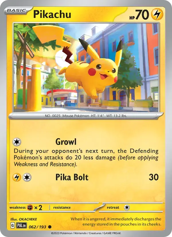 Pikachu PAL #062