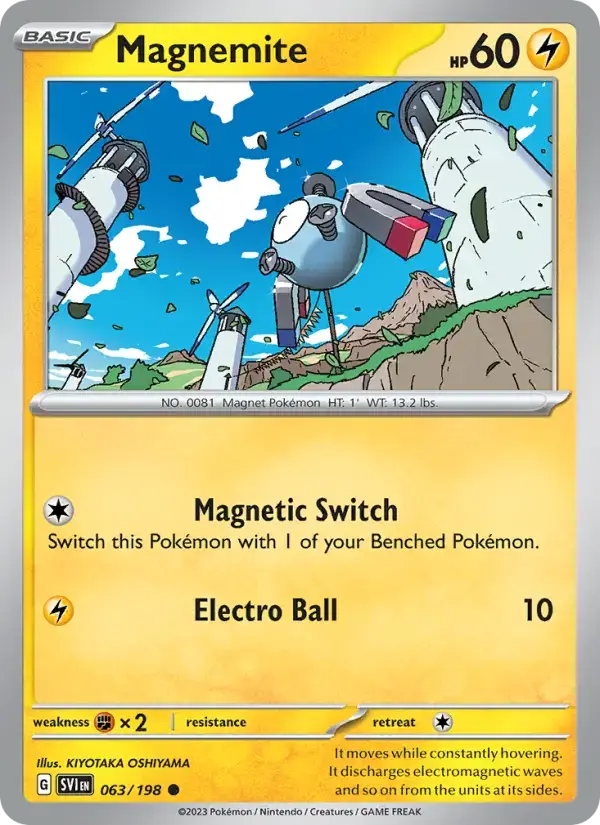 Magnemite SVI #063