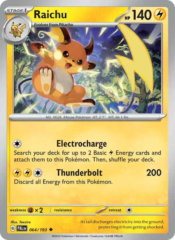 Raichu PAL #064