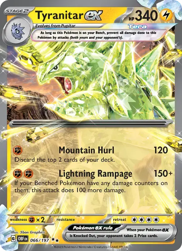 Tyranitar ex OBF #066