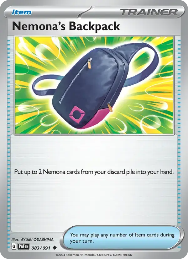Nemona’s Backpack PAF #083