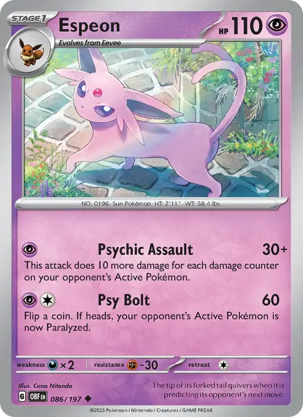 Espeon OBF #086