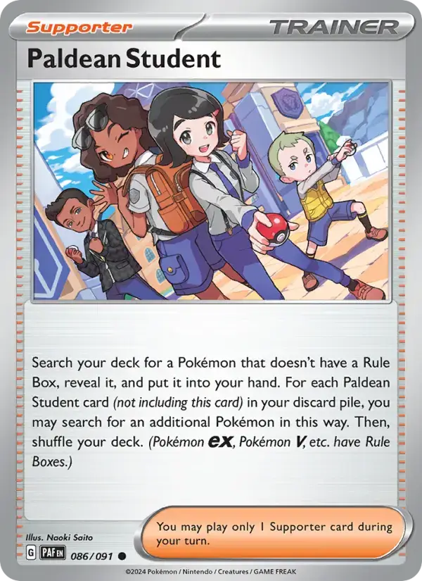 Paldean Student PAF #086