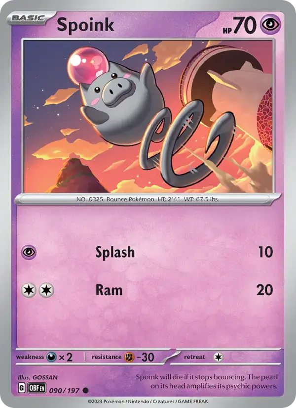 Spoink OBF #090