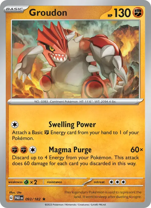 Groudon PAR #093