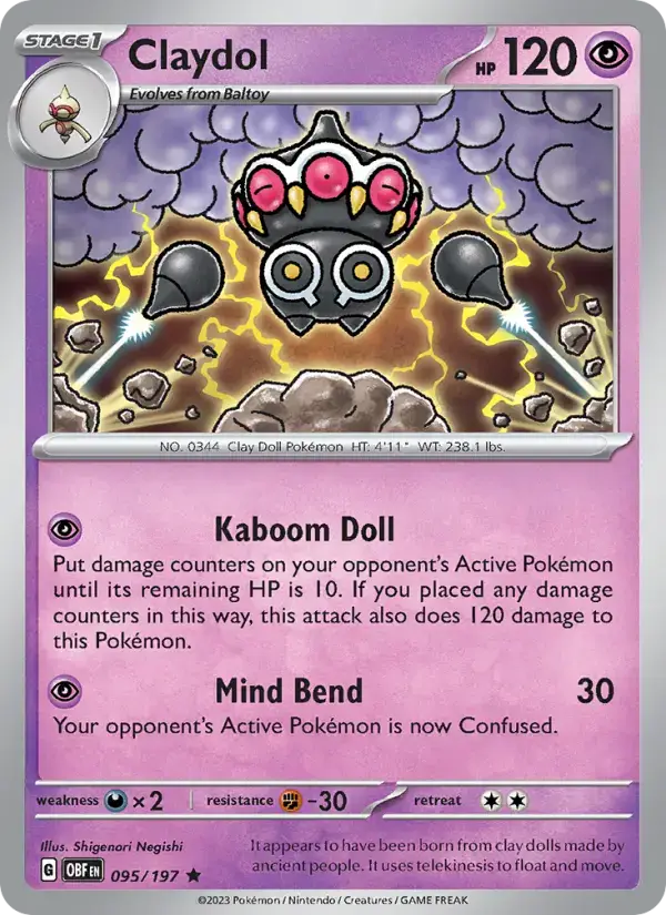 Claydol OBF #095