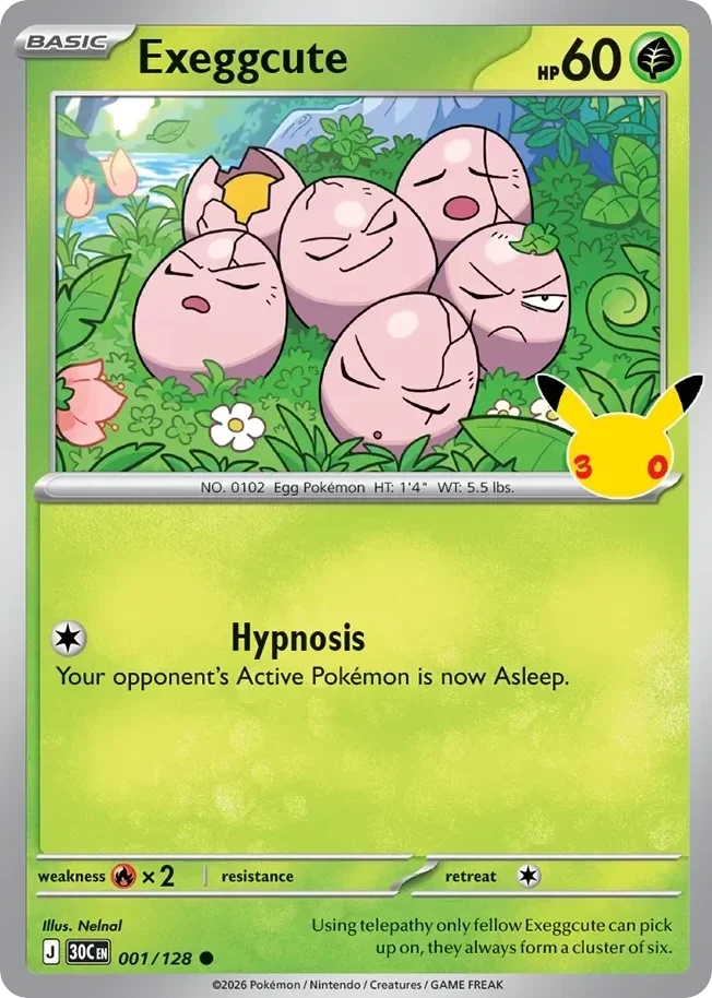 Exeggcute 30C #001