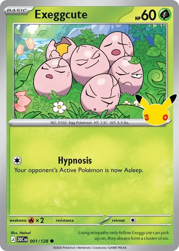 Exeggcute 30C #001