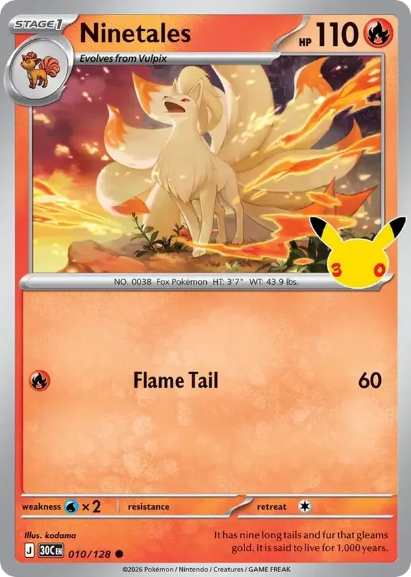 Ninetales 30C #010