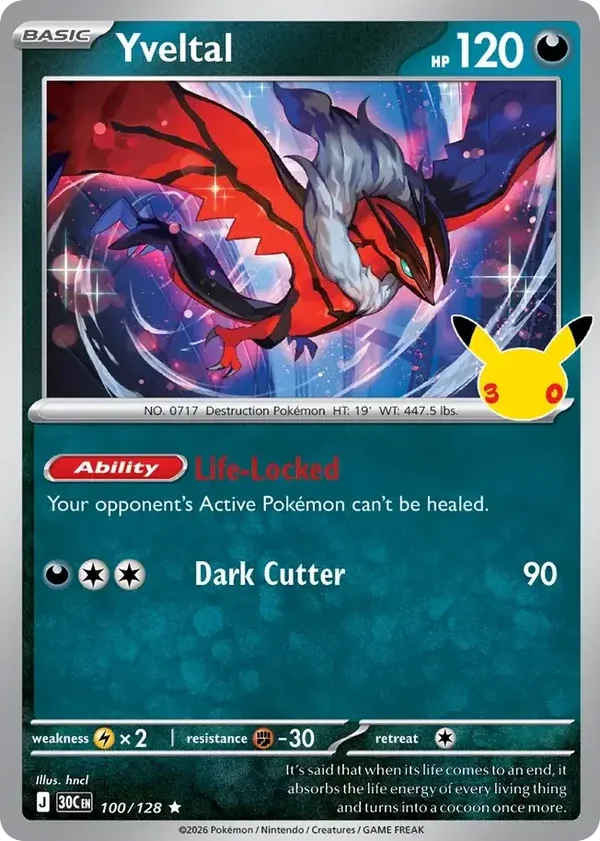 Yveltal 30C #100