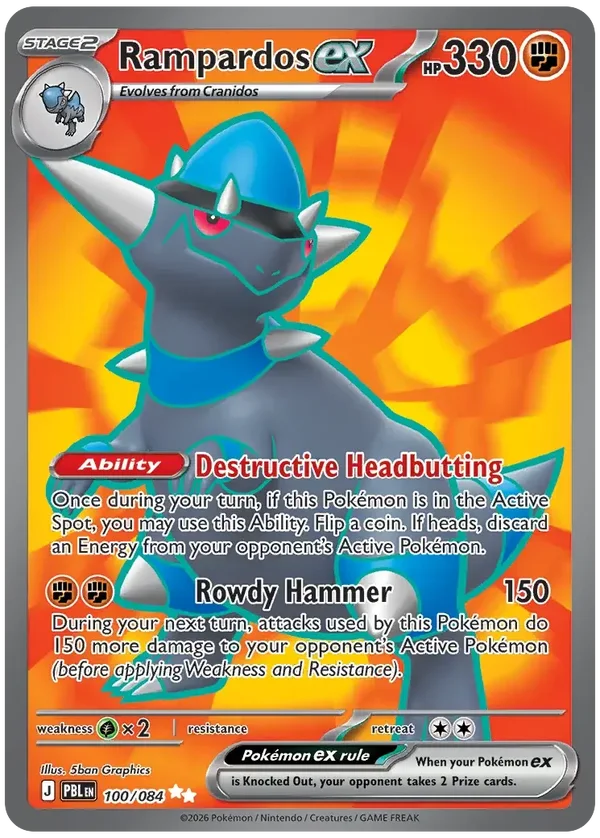 PBL #100 Rampardos ex
