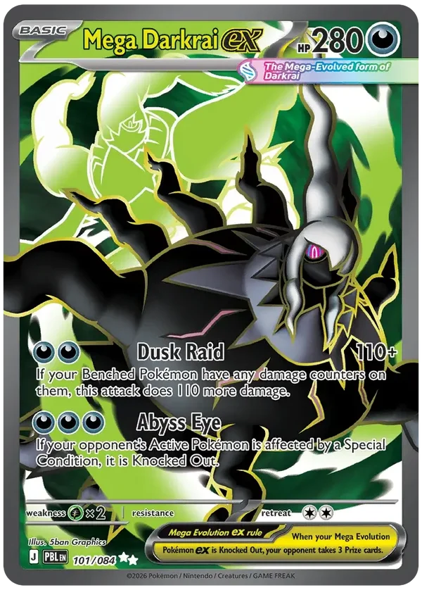 PBL #101 Mega Darkrai ex