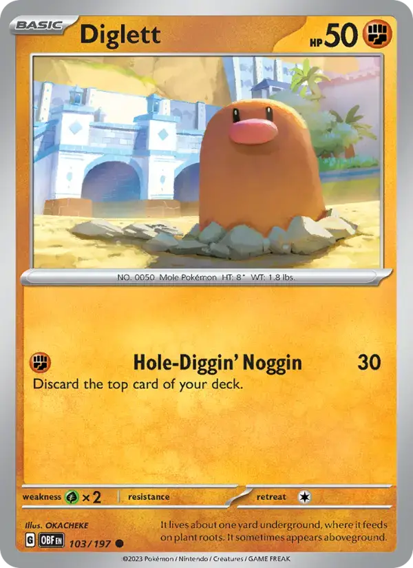 Diglett OBF #103