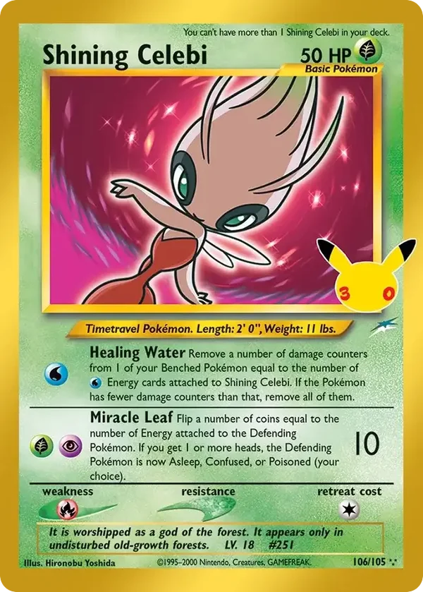 Shining Celebi (30th Classic Collection #106)