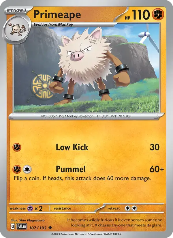 Primeape PAL #107