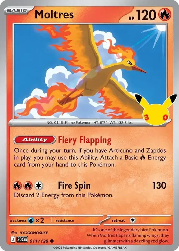 Moltres 30C #011