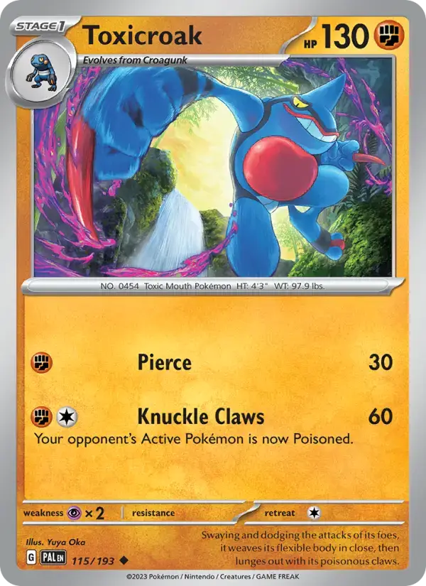 Toxicroak PAL #115