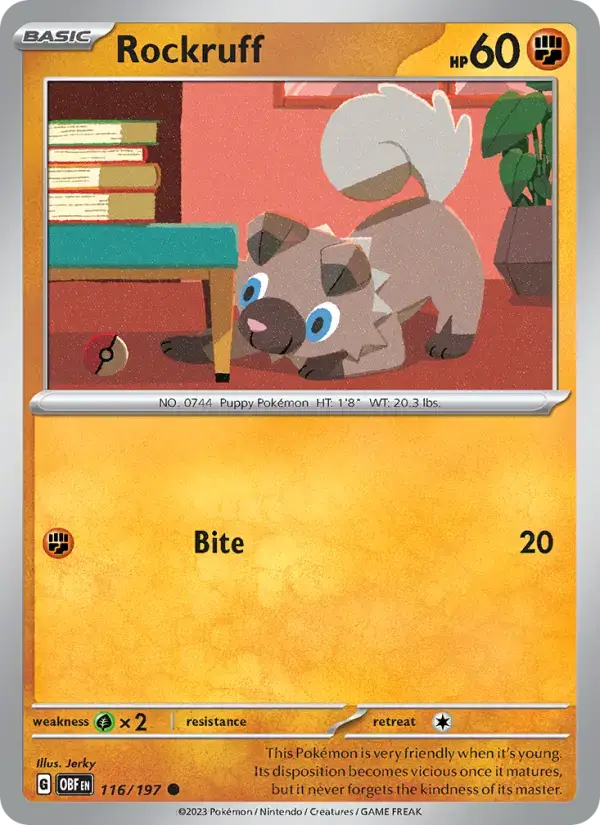 Rockruff OBF #116