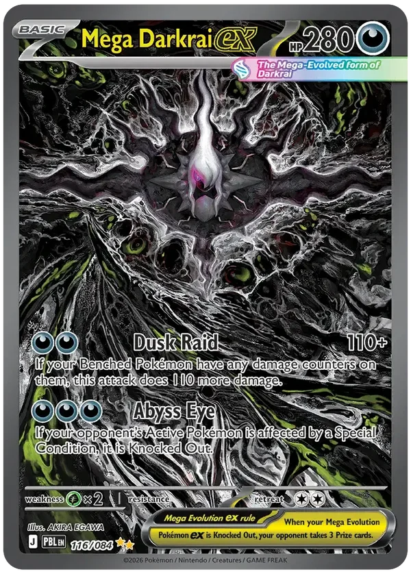 PBL #116 Mega Darkrai ex
