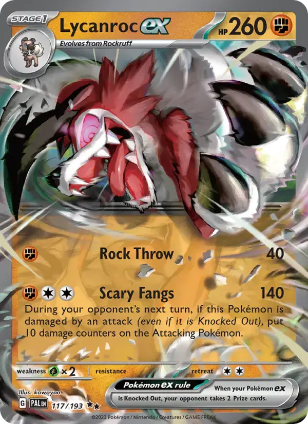 Lycanroc ex PAL #117