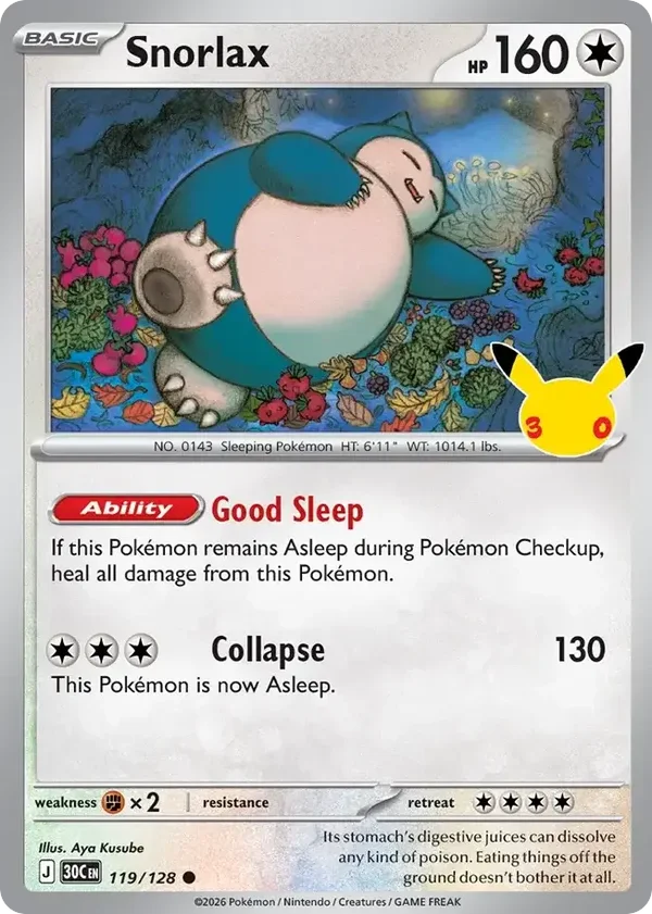 Snorlax 30C #119