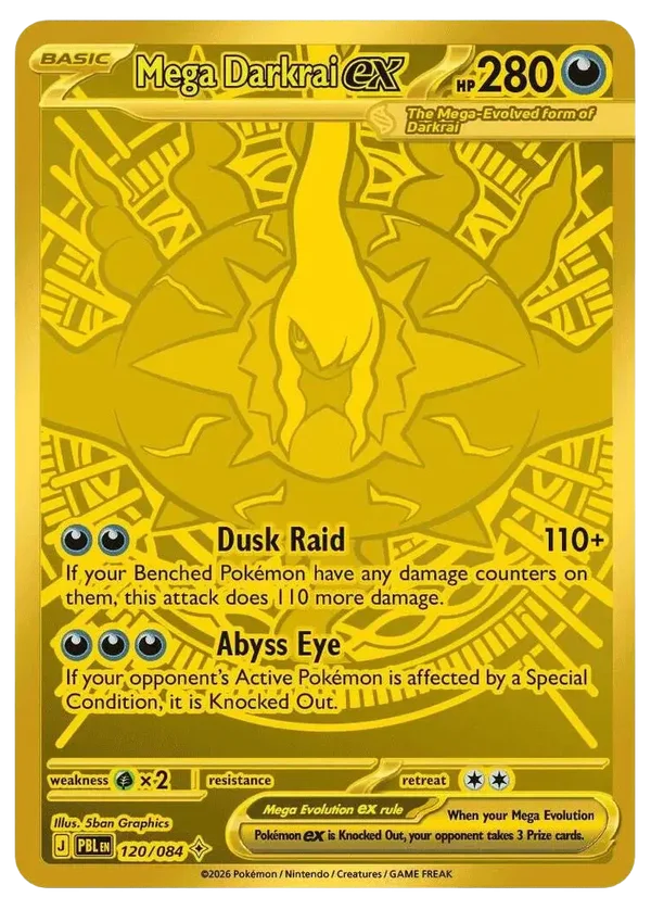 PBL #120 Mega Darkrai ex