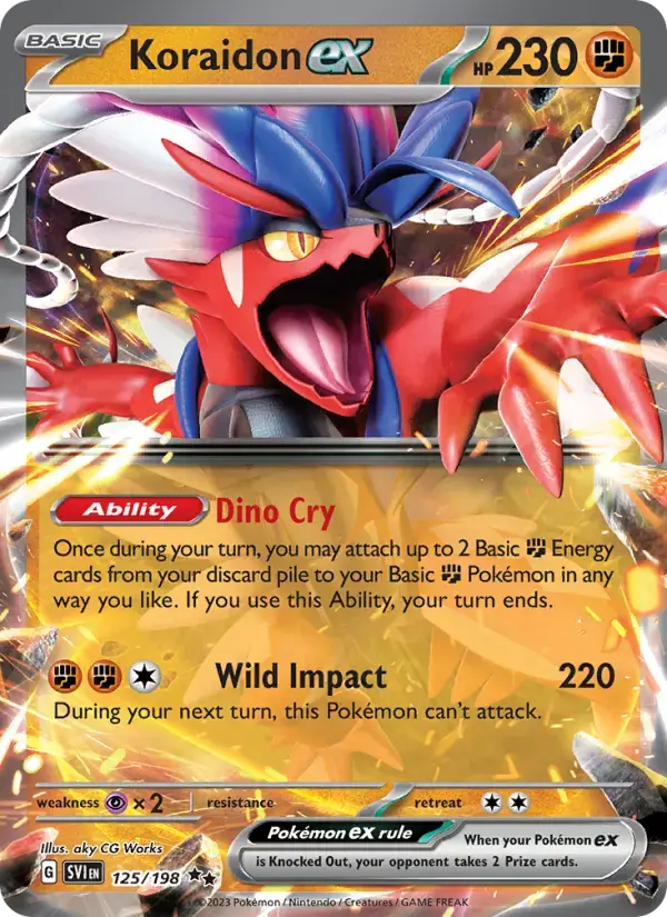 Koraidon ex SVI #125