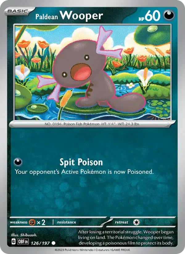 Paldean Wooper OBF #126