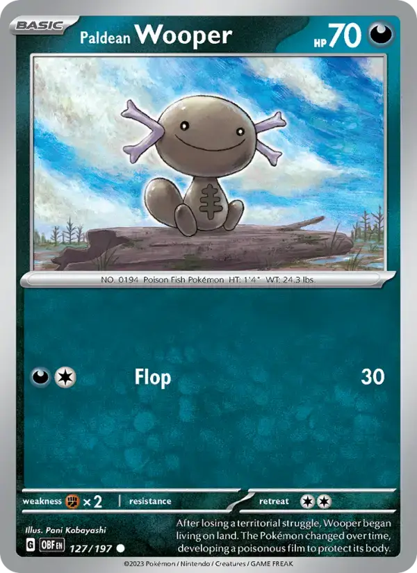 Paldean Wooper OBF #127