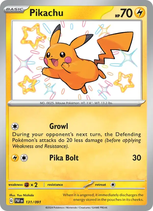Pikachu PAF #131