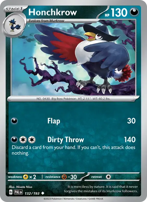 Honchkrow PAL #132