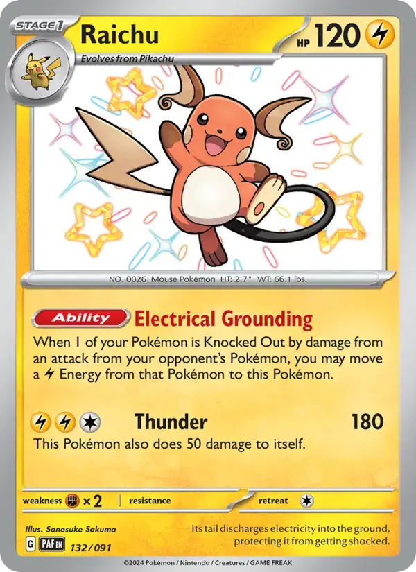 Raichu PAF #132