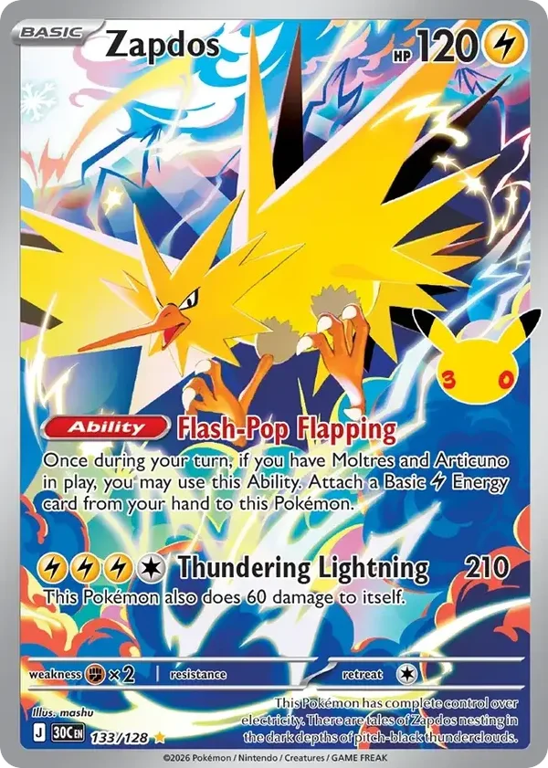 Zapdos 30C #133
